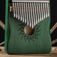 thumbnail image 4 of All-Wood Maple Kalimba 17-Key Mbila with Sound Hole Suitable for Beginners, 4 of 6