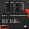 thumbnail image 2 of A-Premium 2 x Front To Frame Sway Bar Bushing Kit, Compatible with Dodge Charger 2006-2010, Challenger 2008-2009, Magnum 2005-2008 & Chrysler 300 2005-2014, 2 of 5