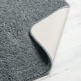 Mainstays Basic Grey Polyester Skid Resistant 24" x 40" Bath Rug