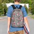 thumbnail image 4 of Easygdp Rose Mix Leopard 3 Mochila Ligera de 15 Pulgadas para Estudiantes, Mochila Cómoda para la Escuela y Viajes, Correas Ajustables, 4 of 6