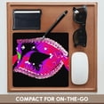 thumbnail image 4 of 3dRose, Masquerade In Antique Purple Pink Glitter, MousePad, 4 of 7