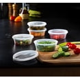 thumbnail image 3 of Pantry Value [48 Sets - 8 oz.] Deli Food Storage Containers with Airtight Lids, 3 of 5