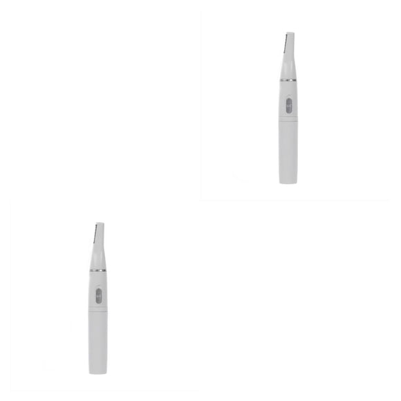 Recortador de vello facial eléctrico Unisex 2 en 1 Soidarity herramienta de aseo para recortar cejas y nariz 2piezas