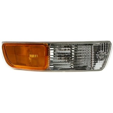 For Toyota RAV4 1998 1999 2000 Corner Light Passenger Side | Amber/Clear Lens | Replacement for TO2533111 | 81511-42040