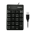 thumbnail image 1 of Mofii X810 USB Wired Keyboard Numeric Keyboard Portable 18 Keys Office Keyboard Financial Accounting Keyboard Black, 1 of 7