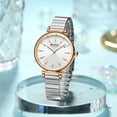 thumbnail image 3 of Curren Watches 2020 Charming Women's Quartz Wristwatches With Rhinestones Stainless Steel Clock Relojes Para Mujer - Quartz Wristwatches, 3 of 6