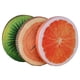 thumbnail image 5 of Cojín de asiento con estampado de frutas en 3D, suave y corto, de felpa, para silla., 5 of 9