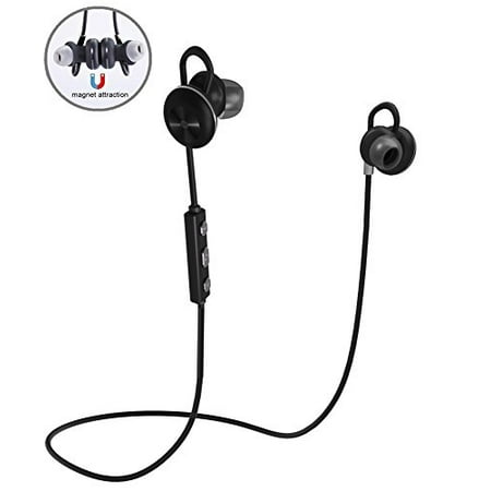 Etymotic Hf5 Stereo - IPhone 7 / 7 Plus Bluetooth Earbuds Ultra Lightweight 4.1 Wireless In-Ear Running Earbuds IPX4 Water Resistant with Mic Stereo Earphones, CVC 6.0 Noise Cancellation, works with, Samsung,Google Pixel