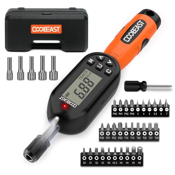 Destornillador dinamométrico coobeast Digital 0.11-12 Nm 1/4 pulgadas