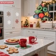 thumbnail image 6 of Stylish Metal Hanging Christmas Tree Wind Spinner - Colorful Decor with Green ' 20 ' & Red Star Perfect for Yard & Garden, 6 of 6