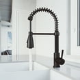thumbnail image 3 of VIGO Brant Single Handle Pull-Down Sprayer Kitchen Faucet in Matte Black, 3 of 9