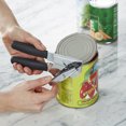 thumbnail image 4 of Swing-A-Way Comfort Grip Can Opener Steel with Black Cushion Grip Handles Amco 709BK, 4-Pack, 4 of 6