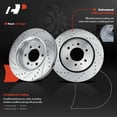 thumbnail image 6 of A-Premium Front & Rear Drilled and Slotted Disc Brake Rotors + Ceramic Pads Kit Compatible with Select Ford Models - For F-150 2012 2013 2014 2015 2016 2017 2018 2019 2020, 12-PC Set, 6 of 6