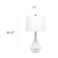 thumbnail image 3 of Lámpara de mesa Elegant Designs LT3312-LTB Ceramic Genie Tear Drop, 3 of 8