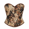 thumbnail image 1 of Painting Style Bustier Corset Back Lace Up Control Shapewear for Everyday Comfort and Figure Enhancing Support, 1 of 3