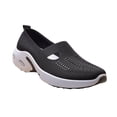 thumbnail image 3 of Willtoo Women's Slip On Sneakers Casual Wide Toe Workout Tennis Walking Shoes with Arch Support Comfortable Orthopedic Footwear, 3 of 6