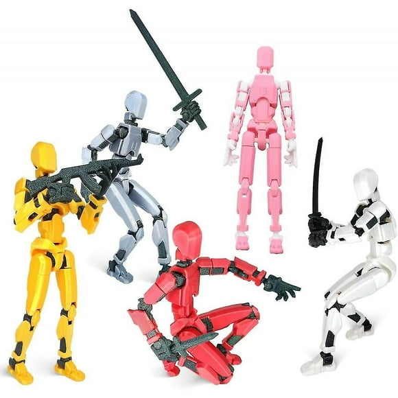 T13 Action Figure, T13 Action Figure, Action Figures with Multiple Joints, 3D Print of Movable Figures FWW