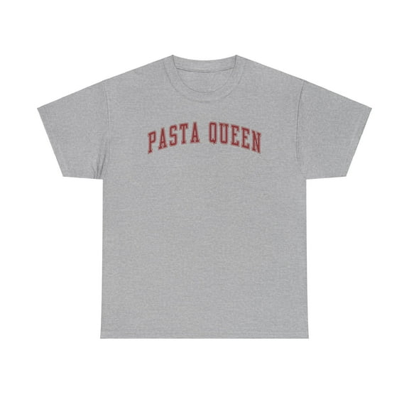 Pasta Queen Shirt Gifts Tshirt Crew Neck Short Sleeve