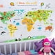 thumbnail image 1 of Vinil Decorativo Infantil H&Jess Mapa Países Animalitos Animados VINIL INFANTIL, 1 of 4