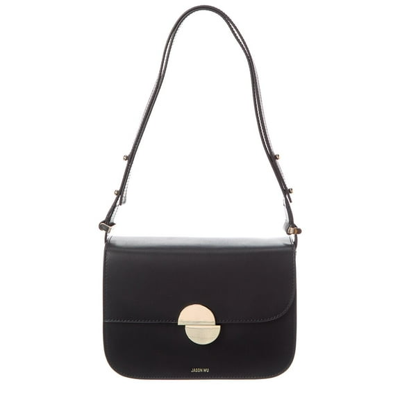 Jason Wu Orbit Leather Shoulder Bag, Black