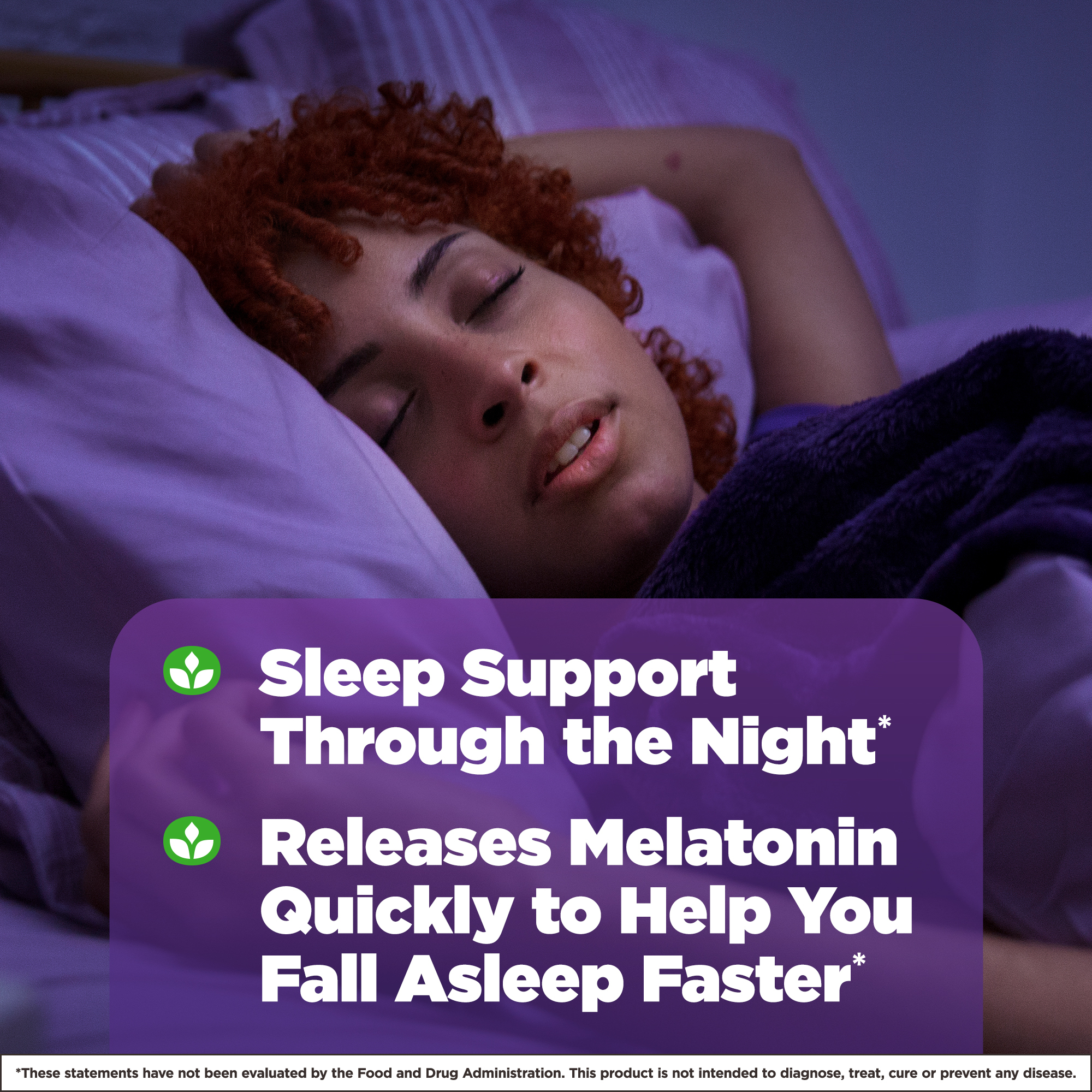 Natrol® Advanced Sleep Melatonin 10mg, Dietary Supplement for Restful Sleep, Time Release Melatonin Tablets, 100 Time-Release Tablets, 100 Day Supply - image 3 of 8