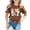 Brown-2, variant on Toddler Girls T Shirts Sequin Football Graphic Summer Tees Tops Glitter Print Short Sleeve Crew Neck Kids Clothes Size 4-5 Years