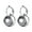 Silver, variant on Hyasfey 1 Pair Drop Earrings Elegant Vintage Smooth Round Bright Luster Decorative Gift Women Ball-Shaped Pendant Hoop Earrings Jewelry for Daily Wear
