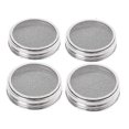 thumbnail image 1 of Kit de tapas para frascos de brotes de acero inoxidable (5 piezas, plateadas), 1 of 3