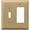 Brushed Bronze, variant on WALLPLATE 1DUPLX AB (Pack of 1)