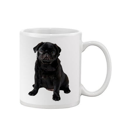 

Sitting Black Pug Mug - SPIdeals Designs
