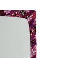 thumbnail image 2 of Ambesonne Ombre Fitted Sheet, Modern Floral Leaf Nature, Queen Size, Purple White, 2 of 2