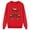 Mom-Red, variant on 2026 Family Christmas Matching Sweatshirts, Xmas Crewneck Long Sleeve Relaxed Fit, Fall Party Graphic Tops S-XXL