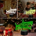 thumbnail image 3 of YSITIAN Animal Shark Gifts for Shark Lovers 3D Illusion Night Light Touch Lamp, Creative RGB Led, Christmas Birthday Decorations Gifts YT02-161, 3 of 5
