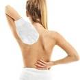 thumbnail image 4 of DEEPCRAFF 2-Pack White Exfoliating Shower Gloves for Arms, Legs, Chest & Back - Gentle Skin Scrub Mitts, 4 of 8