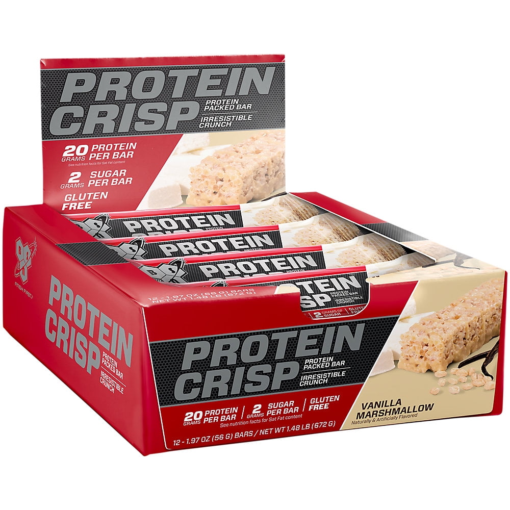 Protein Crisp Packed Bar Vanilla Marshmallow (12 Bars)