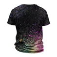 thumbnail image 5 of European And American Round Neck Casual Colorful Style Printed Short Sleeved T-shirt Top XL, 5 of 5