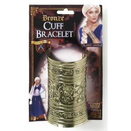 Medieval Fantasy Bronze Costume Cuff Bracelet