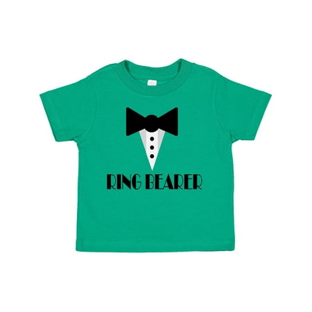 

Inktastic Ringbearer Mock Tux Wedding Tuxedo Gift Toddler Boy Girl T-Shirt