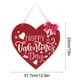 thumbnail image 3 of Decoración colgante de madera en forma de corazón para el Día de San Valentín | Letrero rústico de amor para la pared | Adorno para interiores, puertas, paredes y estantes, 3 of 9