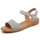 thumbnail image 2 of Sandalias Tacón Planas Hebilla Correa Tobillo para Mujer Verano Caluroso, 2 of 9