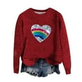 thumbnail image 4 of YueHuiYing Womens Oversized Sweater Crewneck Long Sleeve Ribbed Knit Pullover Sweaters Tops Fall Fashion Outfits For Winter, 4 of 6
