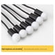thumbnail image 4 of 6PCS LED Luz solar de tierra Lámpara de exterior oscilante duradera para el jardín del hogar (B) Likrtyny Para estrenar, 4 of 5