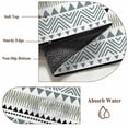thumbnail image 4 of Ethnic Tribe Boho Entryway Rug 2x3 Area Rug Washable Indoor Doormat Small Bathroom Rugs Non-Slip Low Pile Accent Throw Rugs Geometric Diamonds Dots Modern Floor Carpet for Kitchen Bedroom Entrance, 4 of 9