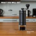 thumbnail image 2 of Mini Manual Coffee Grinder with 40 Adjustable Settings, 2 of 5