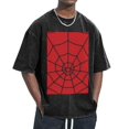 thumbnail image 1 of Spider-Man Men's Vintage Washed Drop Shoulder Short Sleeve T-Shirt, 1 of 7