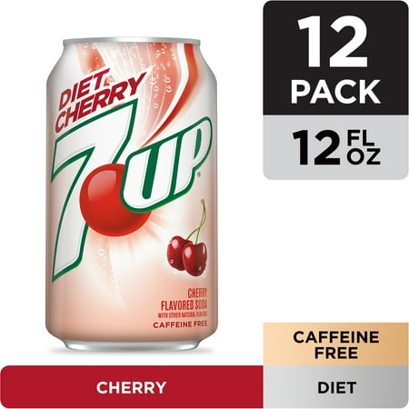 UPC 078000011883 product image for Diet 7UP Cherry Flavored Soda, 12 fl oz cans, 12 pack | upcitemdb.com