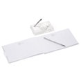 thumbnail image 2 of Juego de soporte para bolígrafo y libro de firmas con refuerzo de boda con cinta de satén blanco con imitación de flor de satén, 2 of 8