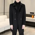 thumbnail image 4 of Rebajas de invierno de abrigos masculinos de novedad en ropa vintage de moda Harajuku 2024 Chaquetas de lana y mezclas para hombre Y2k Reseñas coreanas Muchas, 4 of 5