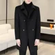 thumbnail image 4 of Rebajas de invierno de abrigos masculinos de novedad en ropa vintage de moda Harajuku 2024 Chaquetas de lana y mezclas para hombre Y2k Reseñas coreanas Muchas, 4 of 5