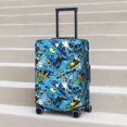 thumbnail image 6 of Vsdgher snow board blue Luggage Cover Suitcase Cover Protector Anti-scratch Suitcase cover Fits 18-32 Inch Luggage(No luggage included)-Small, 6 of 7